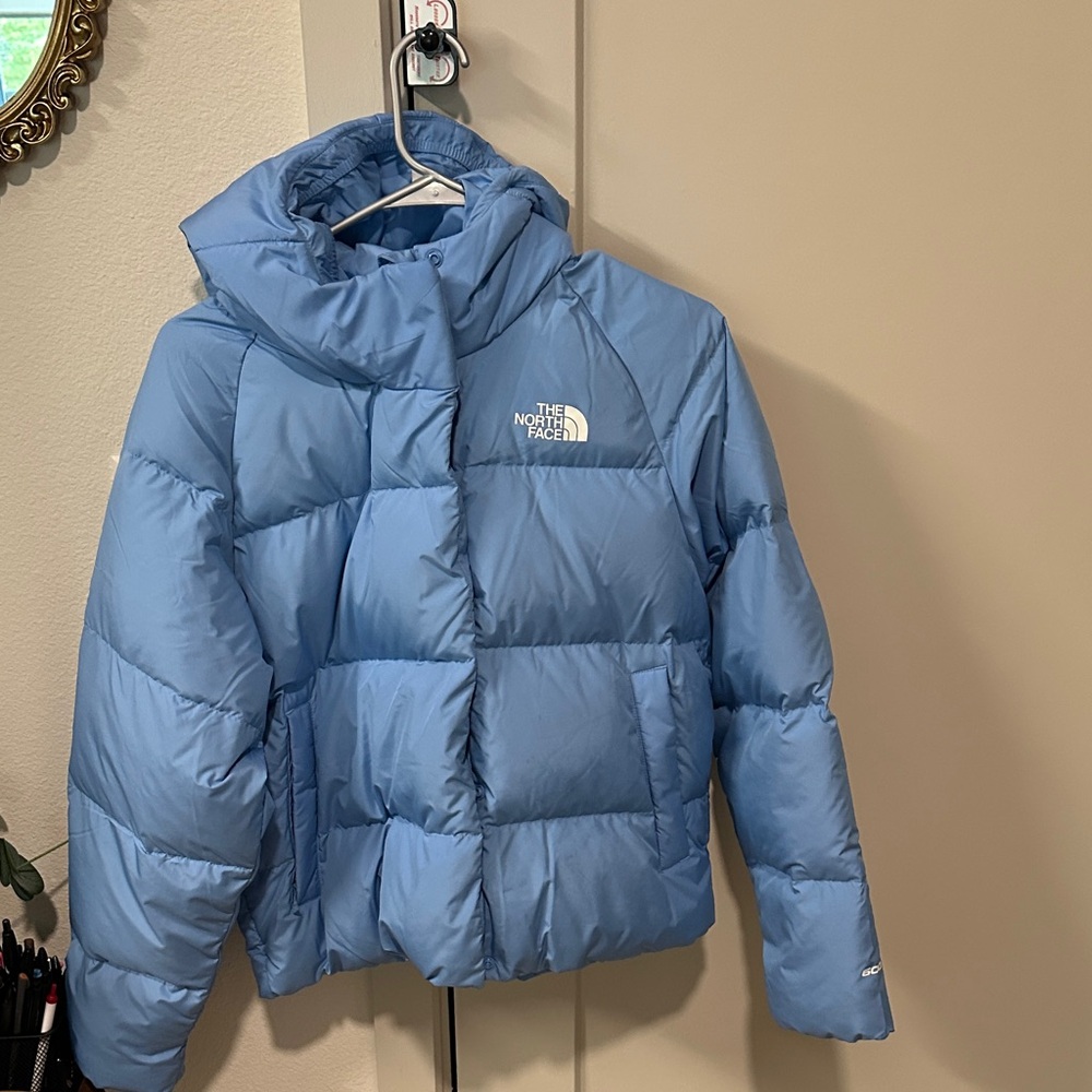The North Face Kids Light Blue Puffer Jacket
